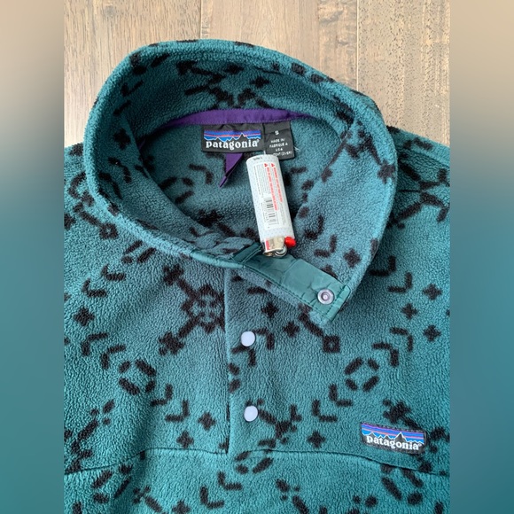 🌲Vintage Patagonia Spruce Synchilla Snap Fleece (Sz S) - Picture 2 of 8